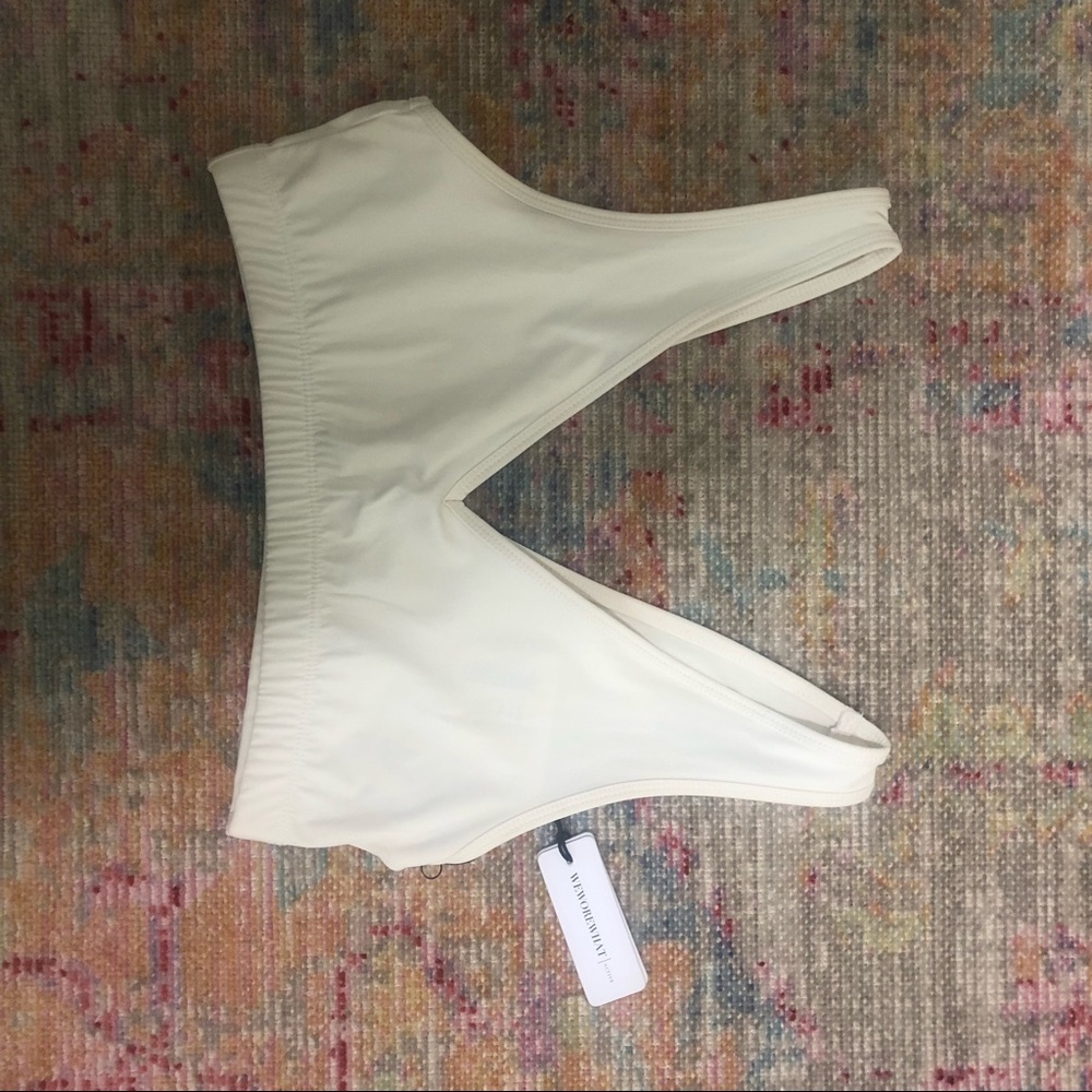 We Wore What Off White Bra Top - Picture 3 of 3